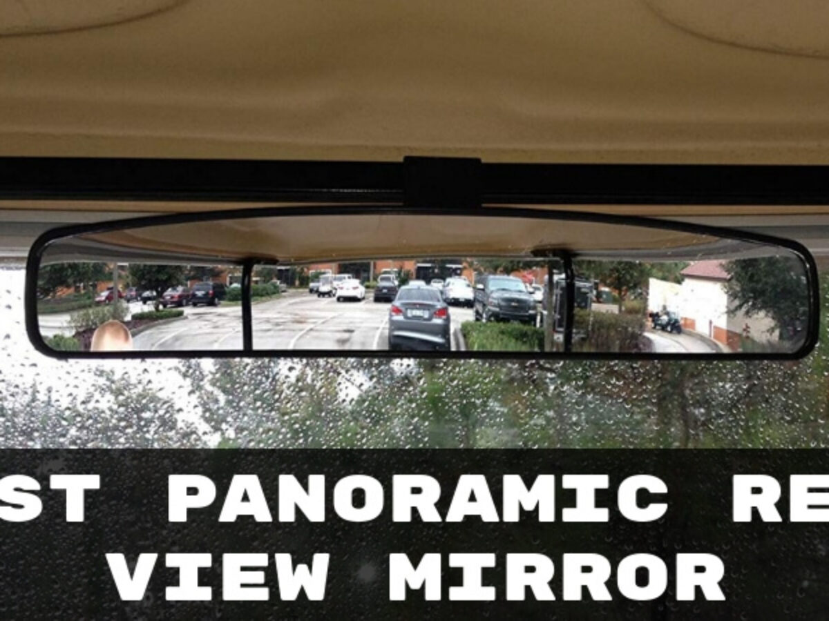 Rear View Mirror 300mm Curved Wide Angle Panoramic Clip on Design Reduce Blind Spot fit for SUV Trucks 