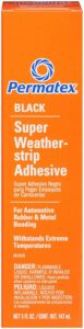 Permatex Black Super Weatherstrip Adhesive